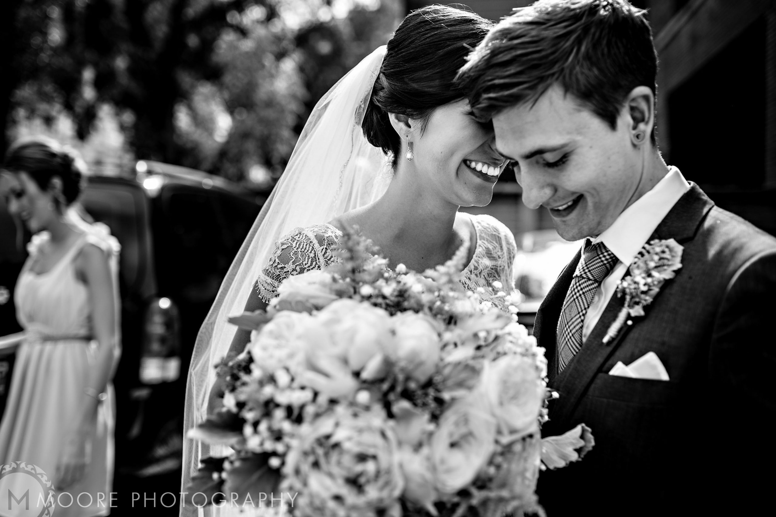 bride and groom embracing after ceremony at the manitoba club in winnipeg