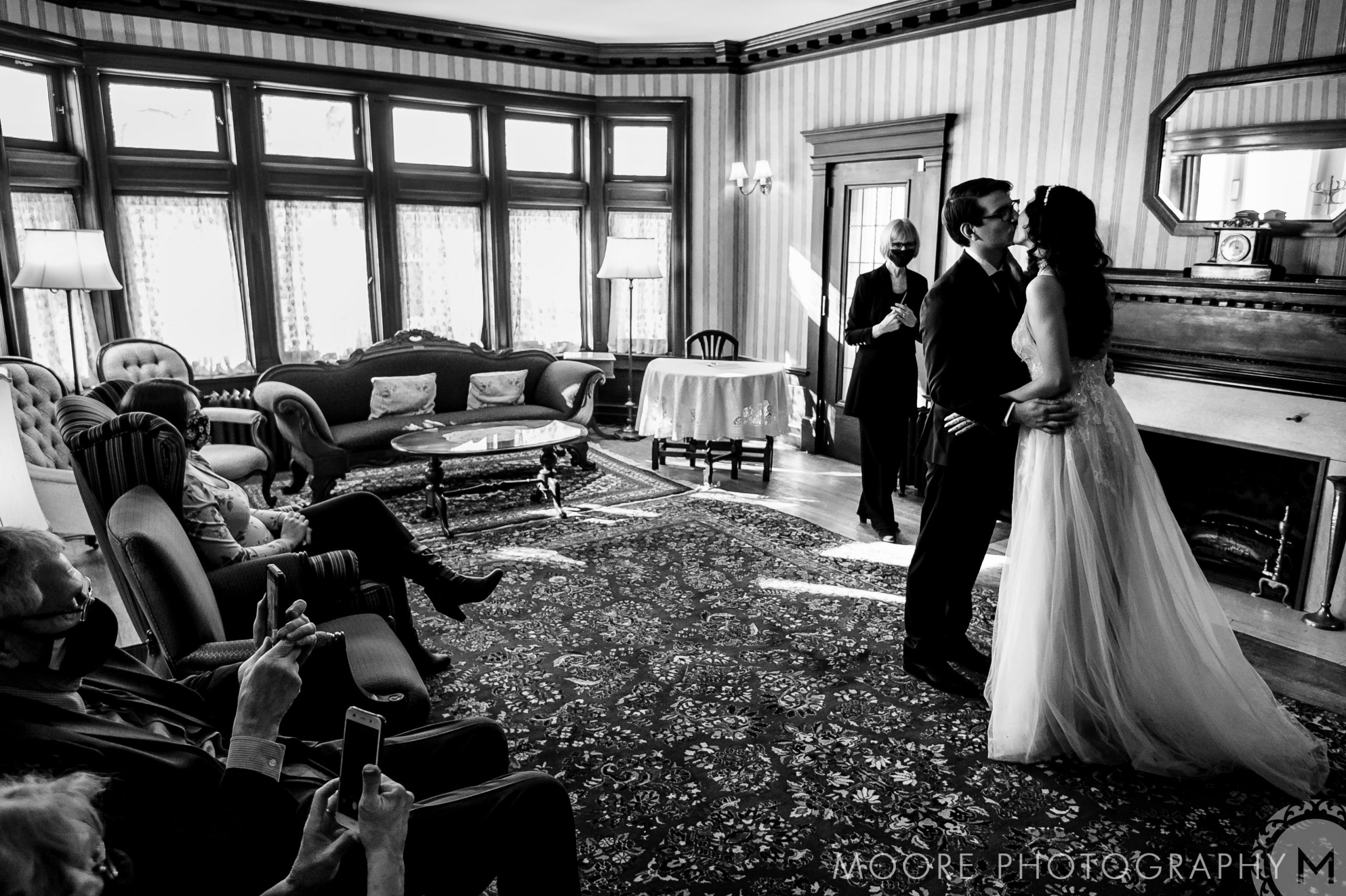 Wedding Dress - Black and white