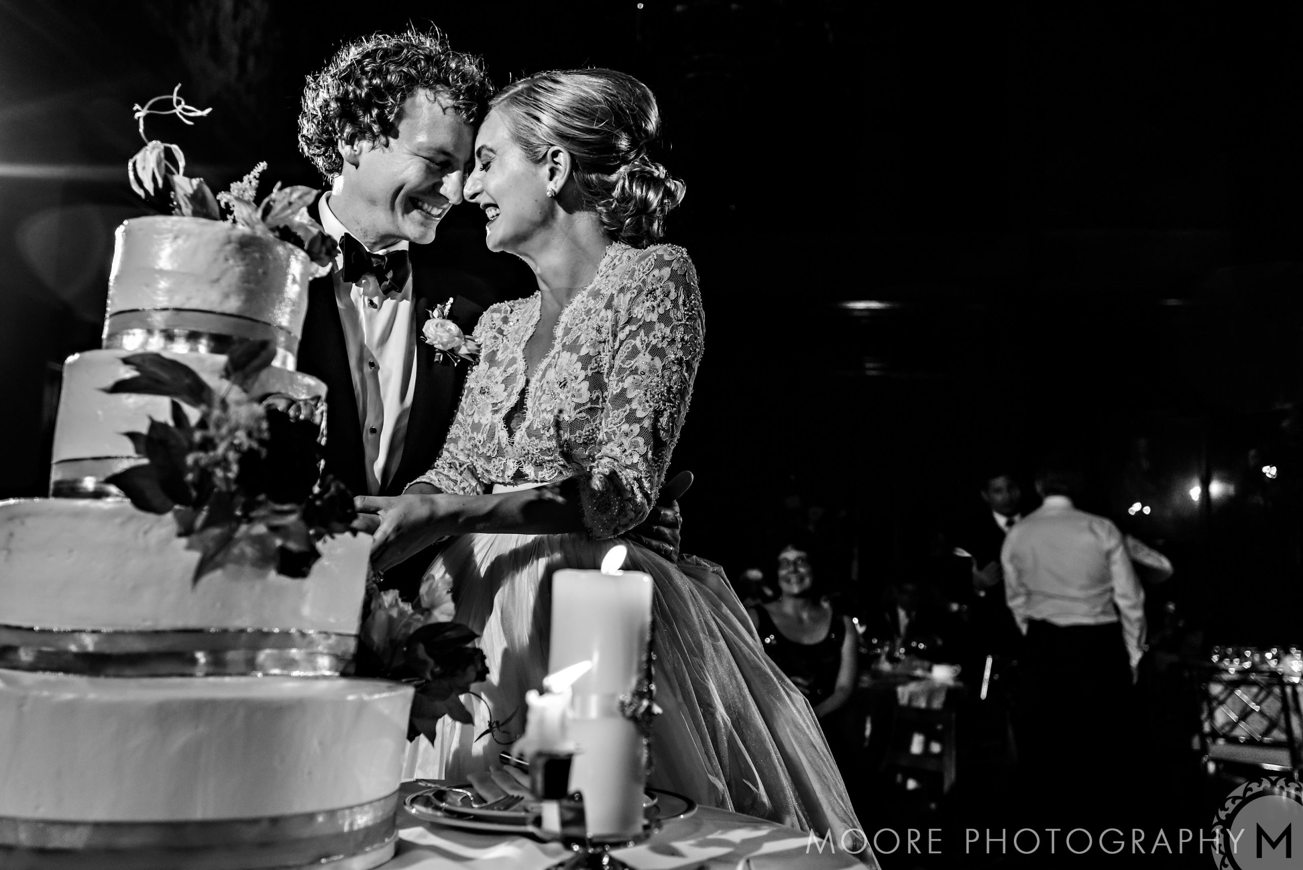 Black and white - Wedding reception