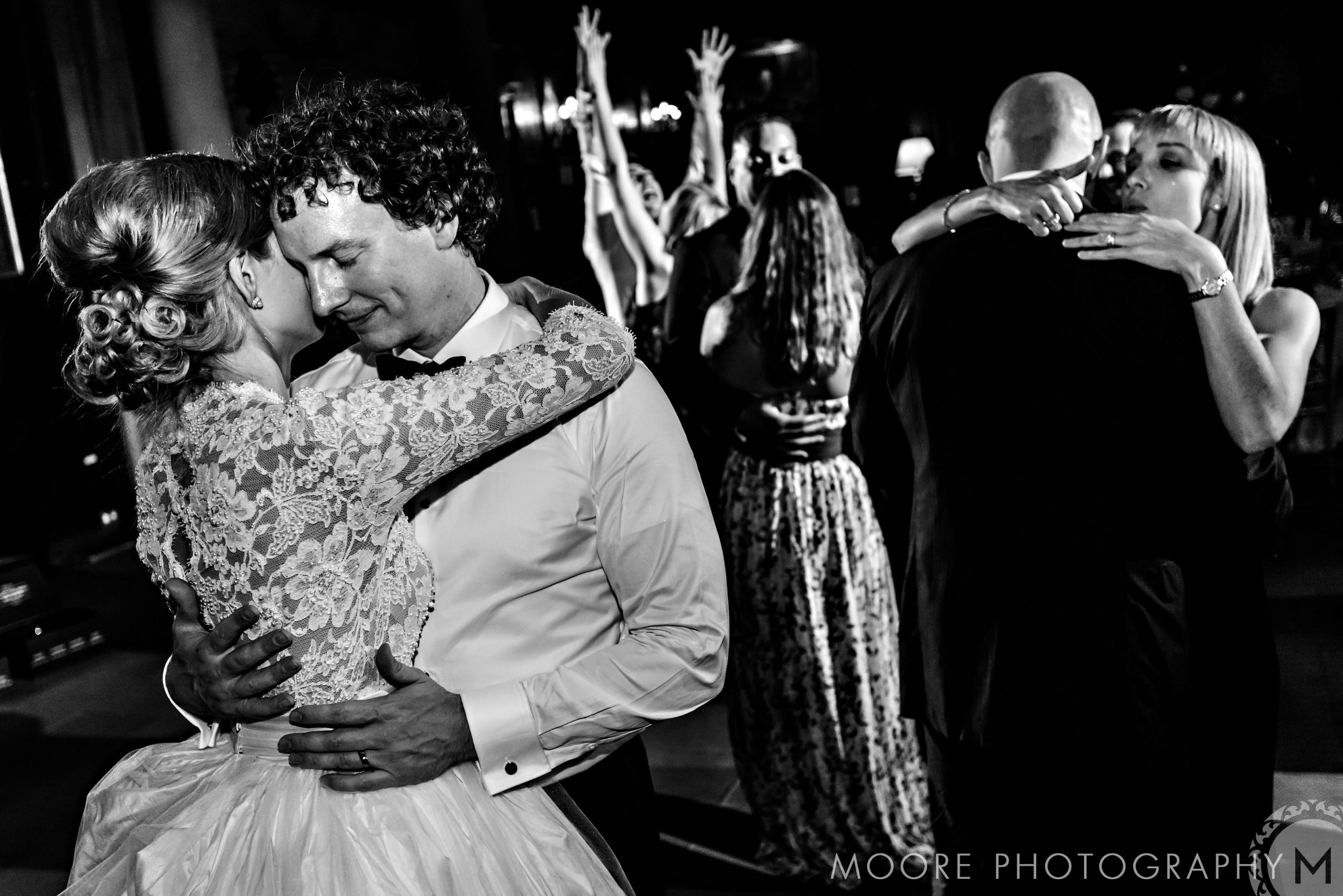 Black and white - Wedding reception