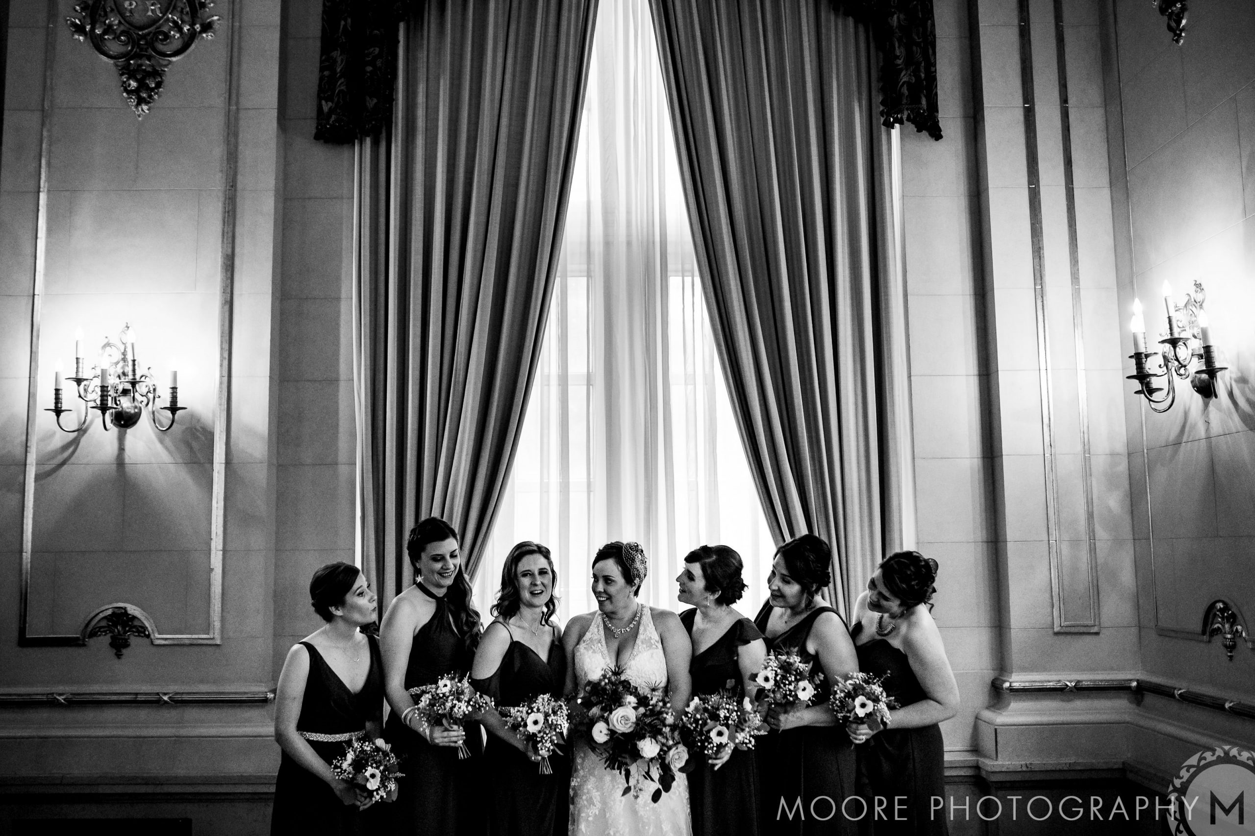 Black and white - Wedding reception