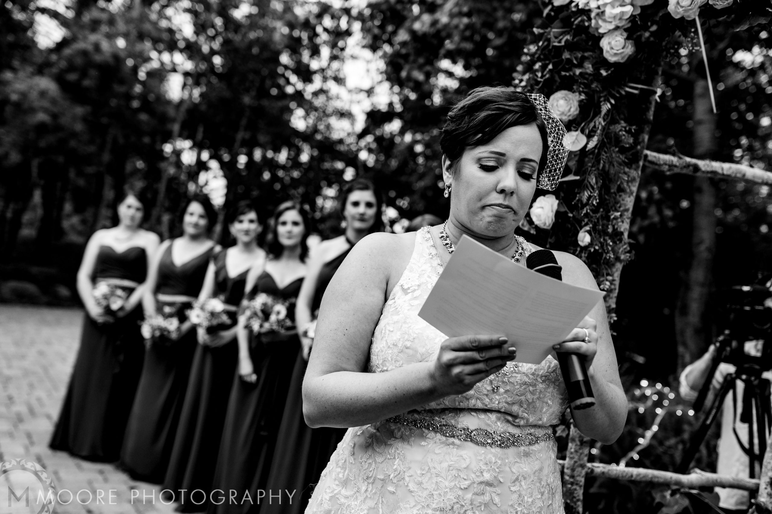 Wedding Dress - Black and white