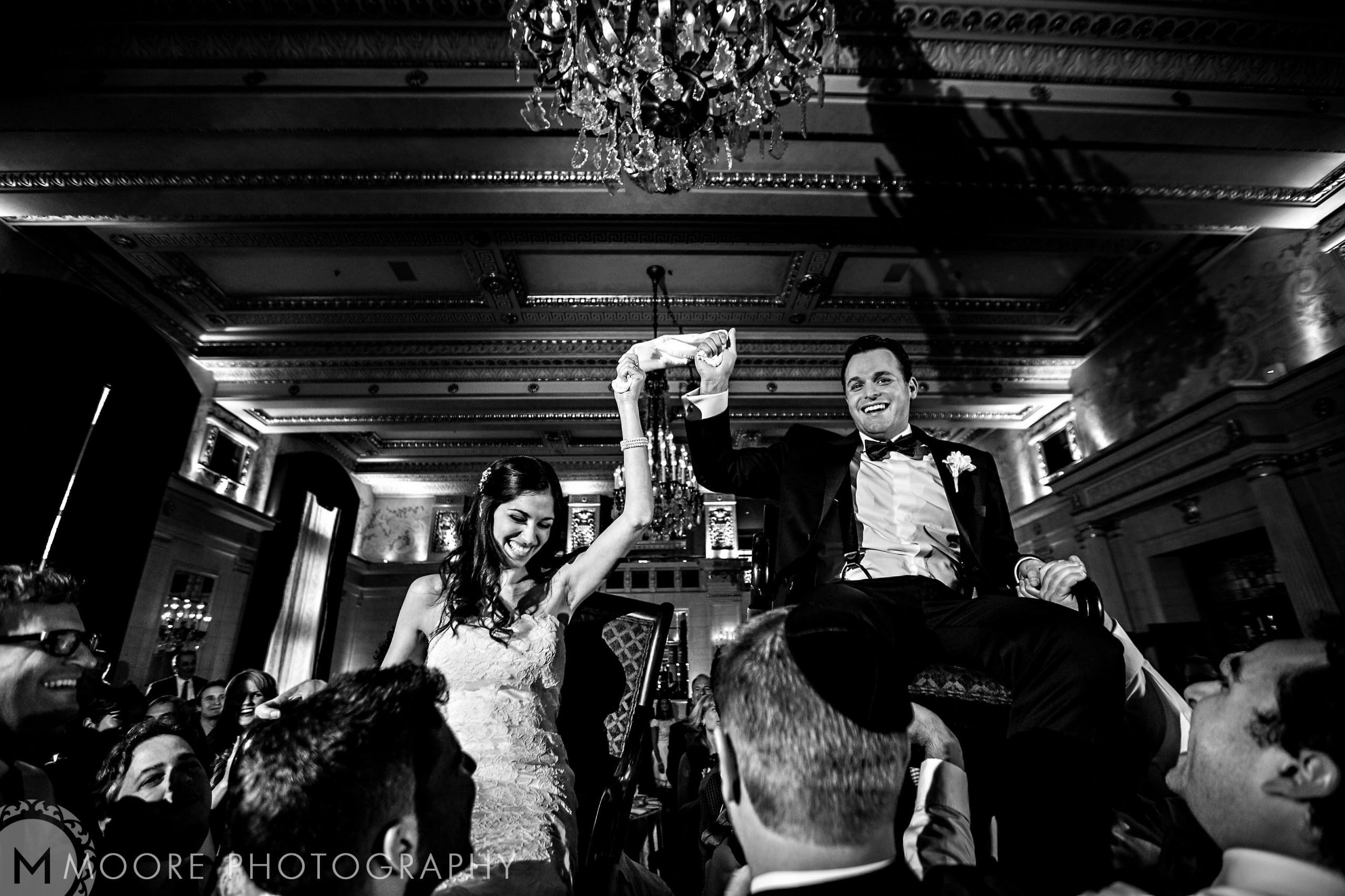 Wedding reception - Black and white