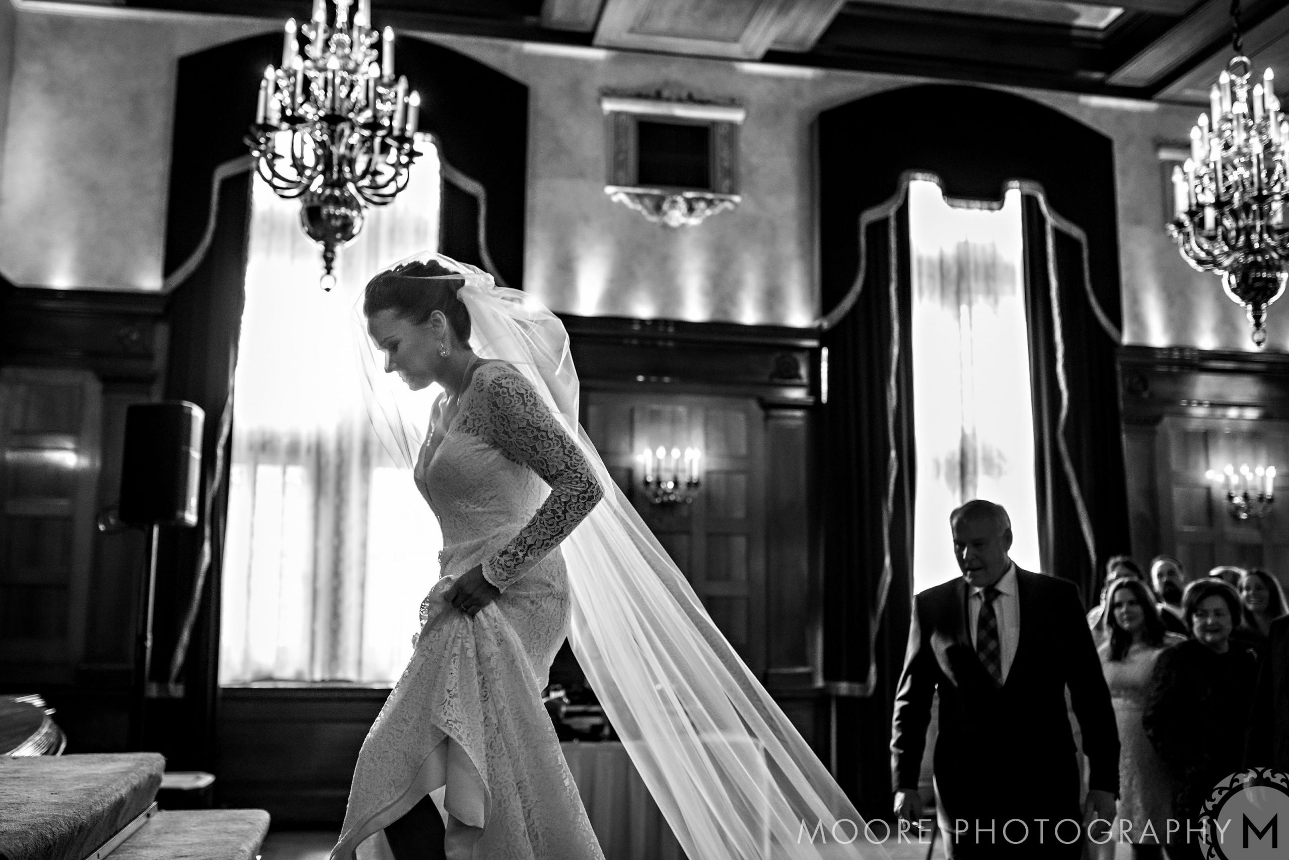 Wedding Dress - Black and white