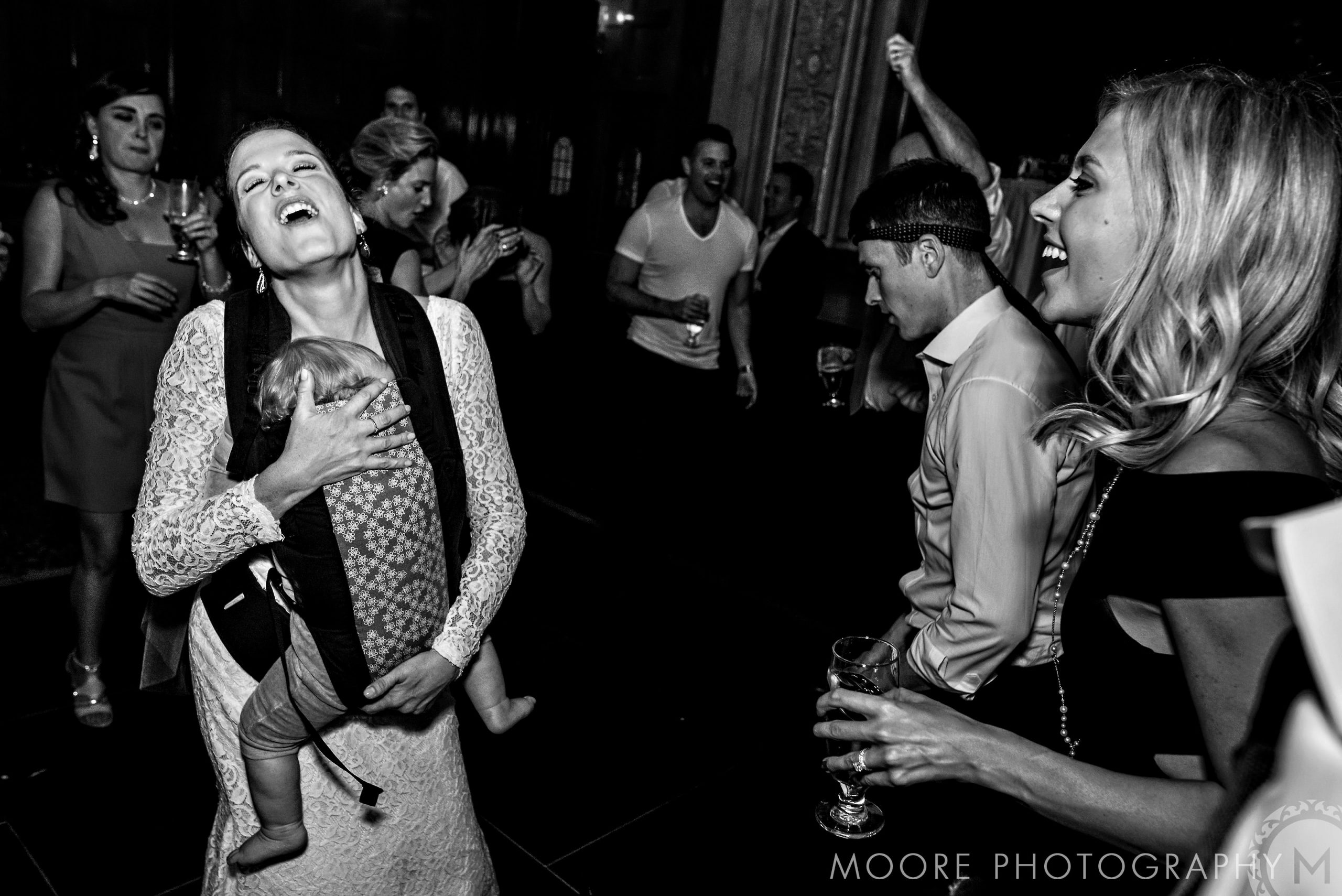 Black and white - Wedding reception