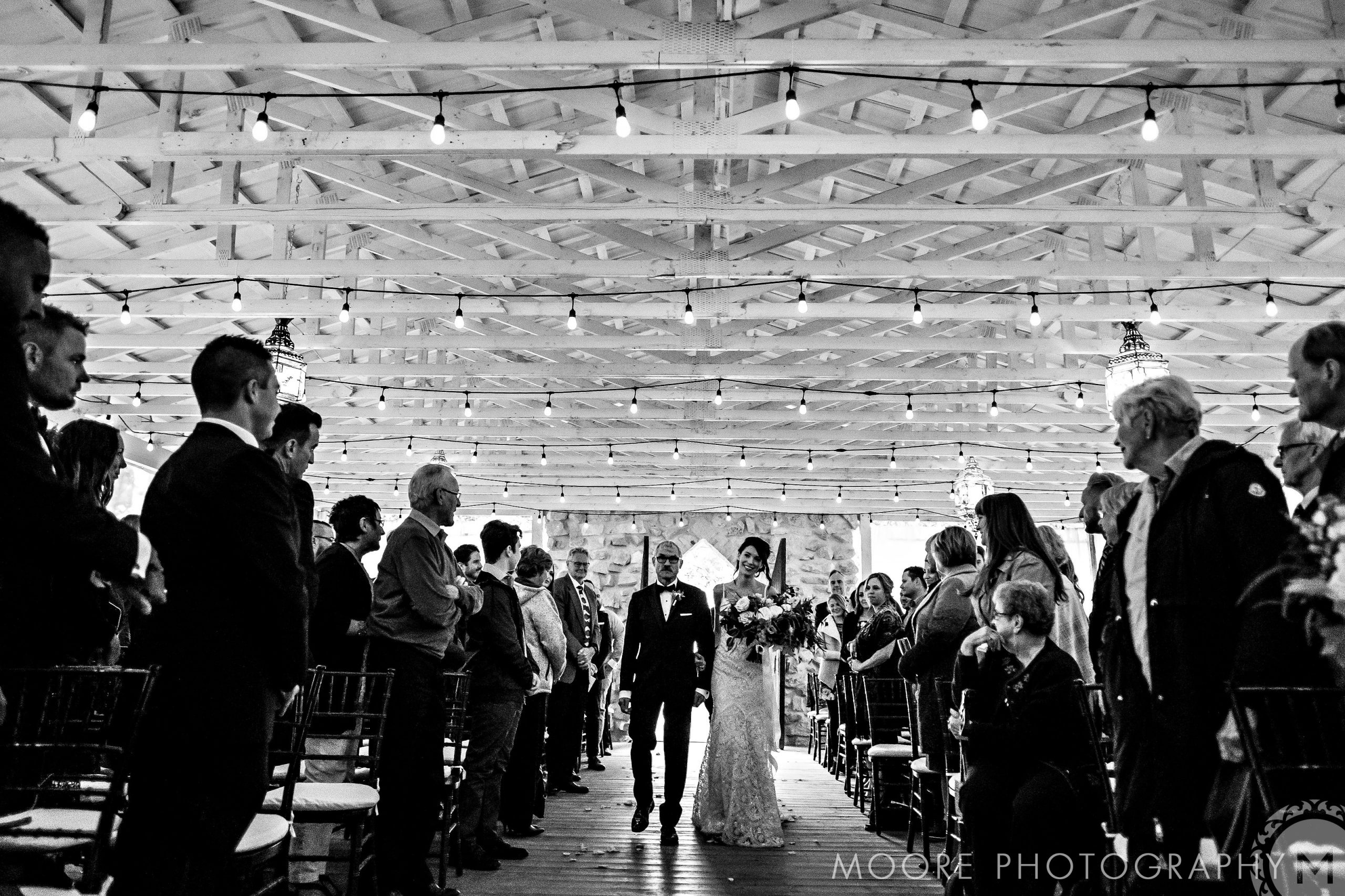 Black and white - Wedding reception