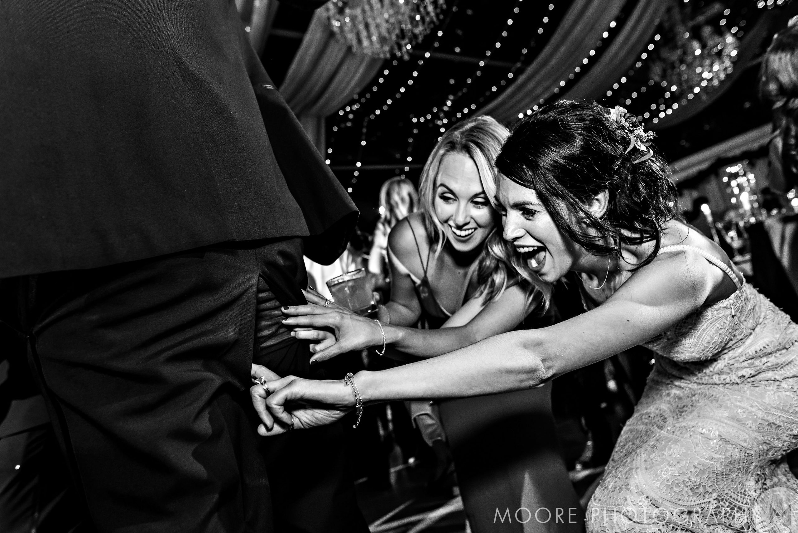 Black and white - Wedding reception