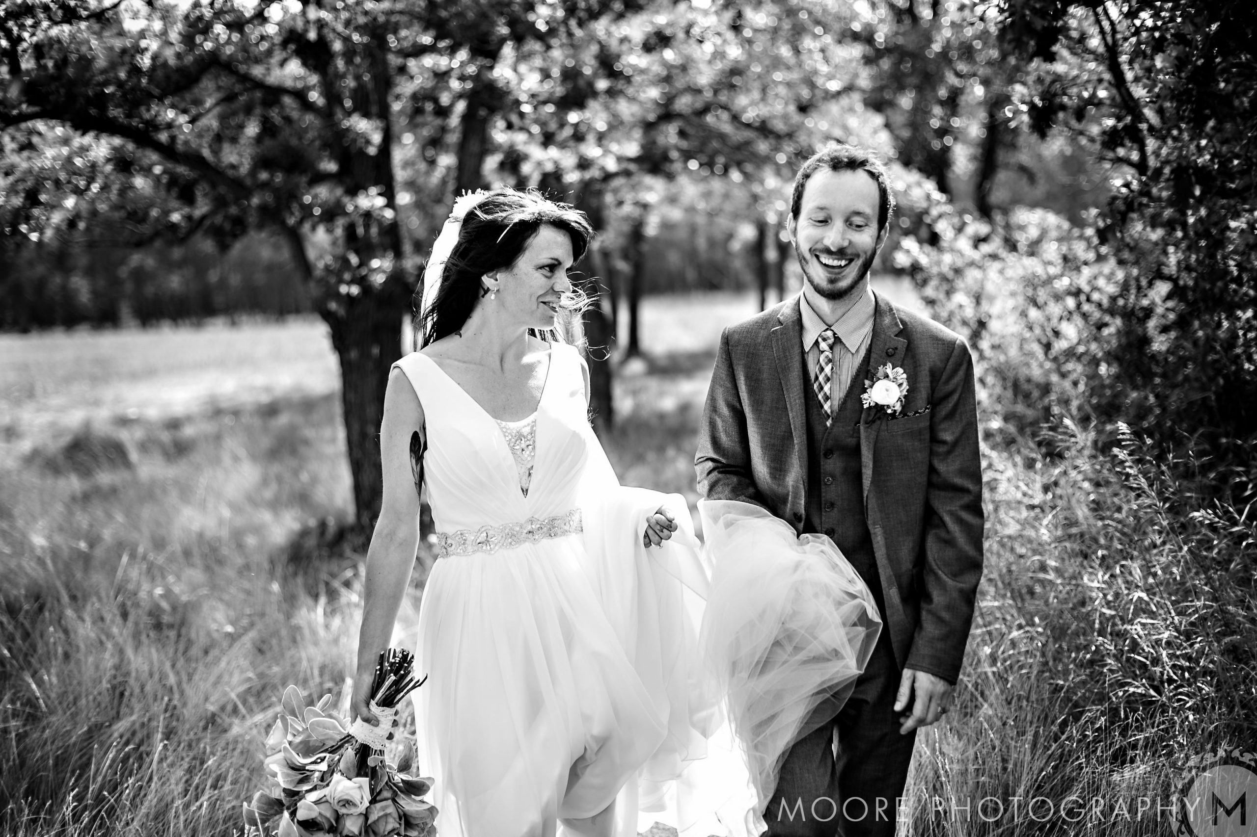 Black and white - Wedding Dress