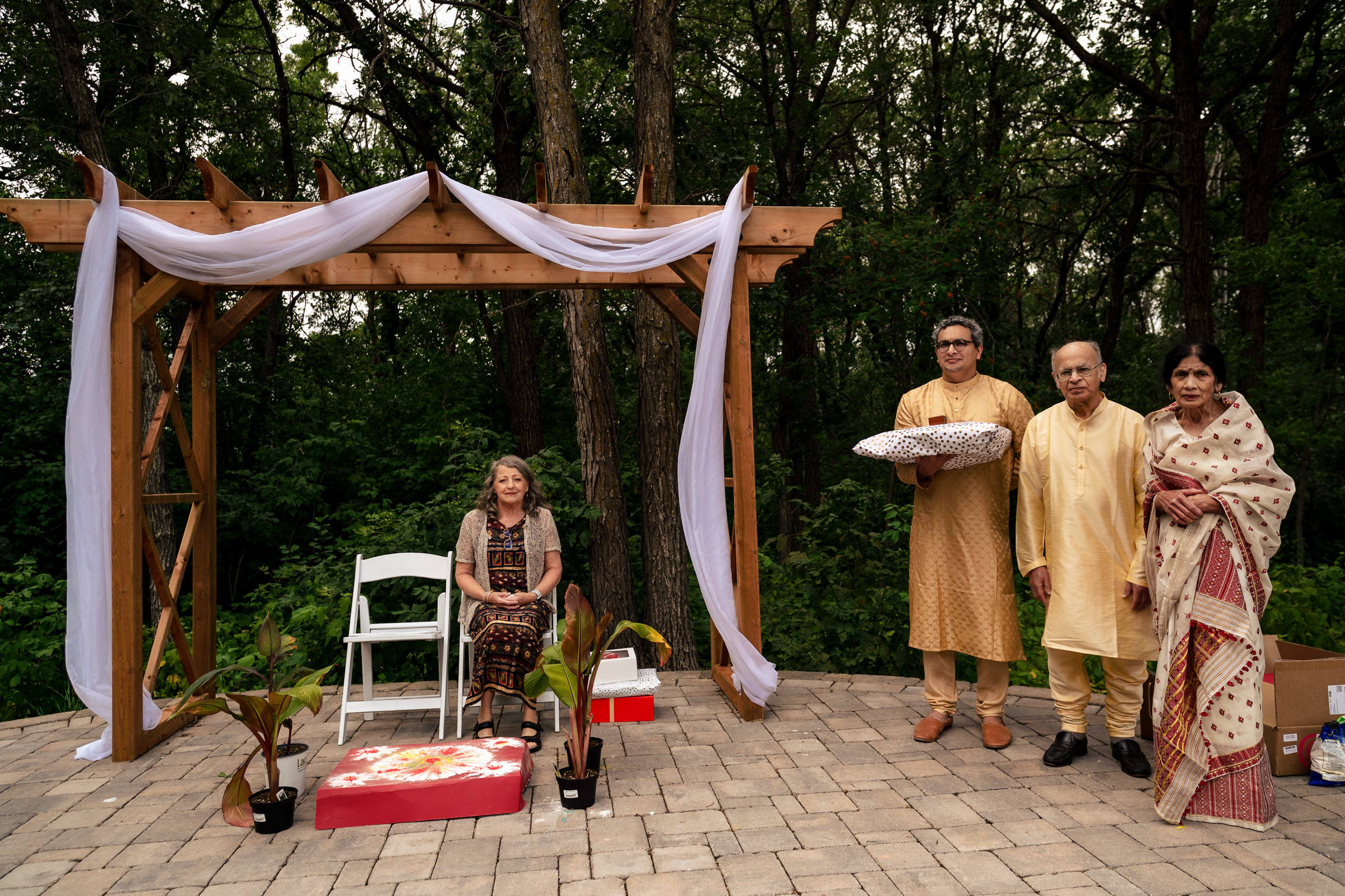 hindu wedding ceremony ritual at bel acres golf course