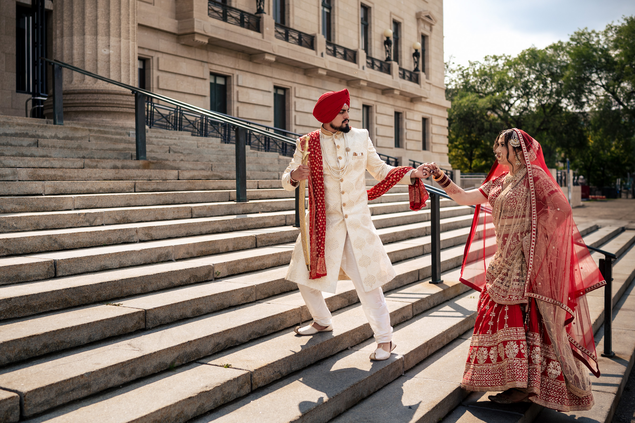 unique sikh christian wedding in winnipeg
