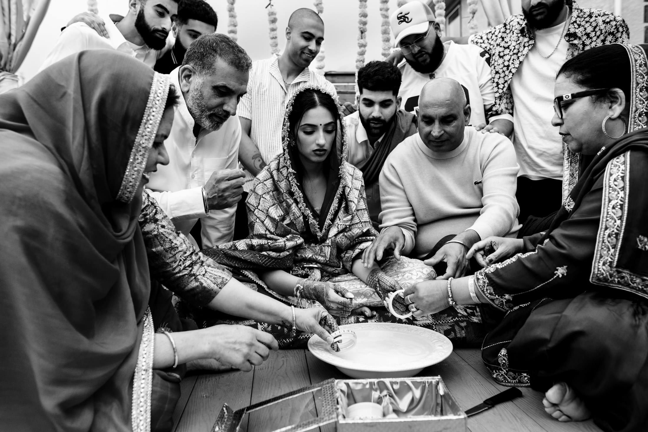 A Winnipeg wedding features a traditional South Asian ceremony centered on a ritual.